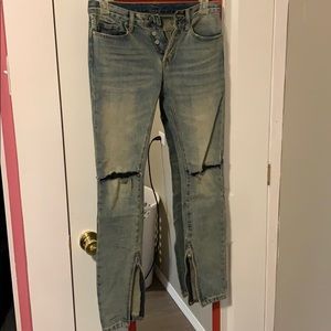 Light Blue MNML Skinny Jean